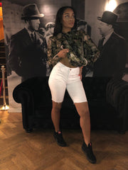 Queen hearts bermuda jeans