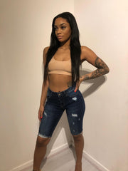 Queen hearts bermuda jeans