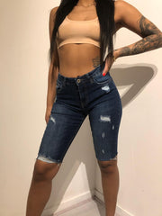 Queen hearts bermuda jeans